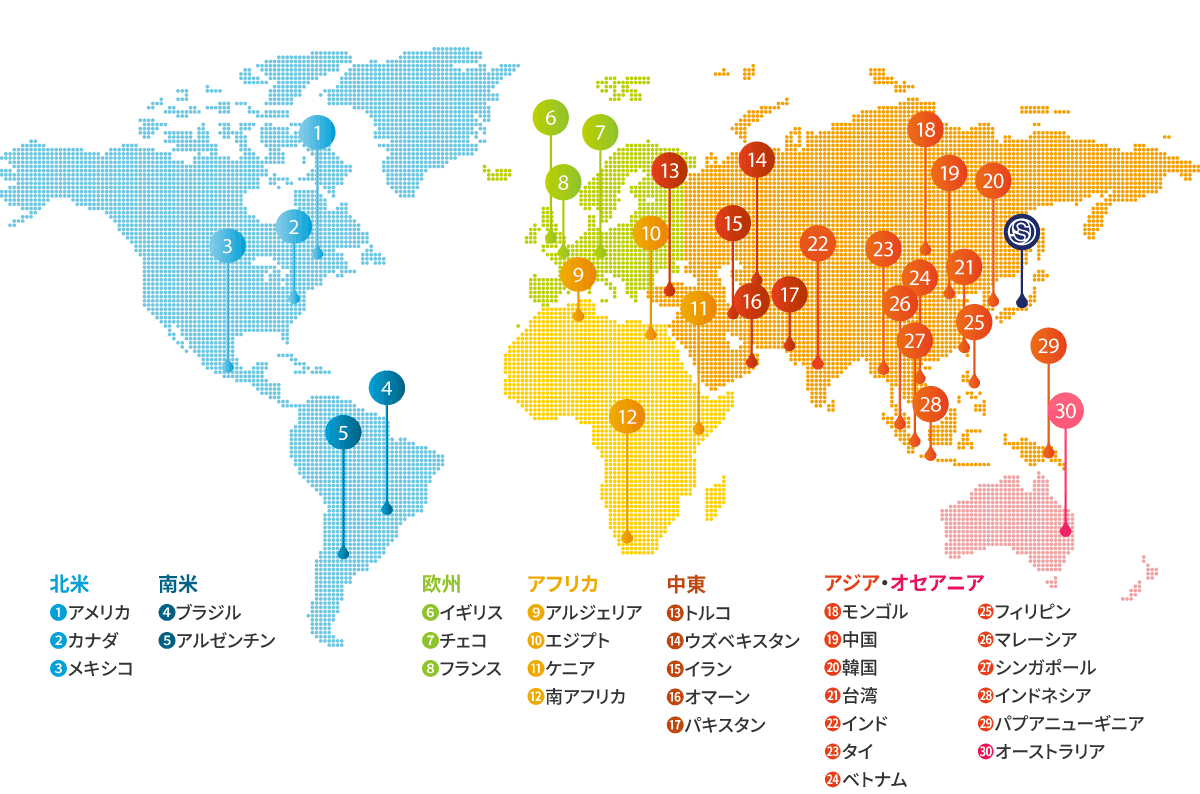 グローバル対応イメージ